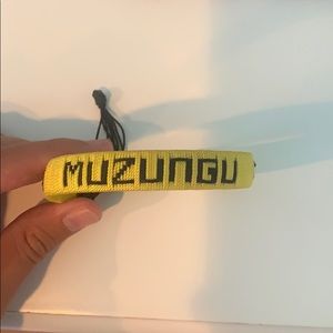 yellow jamaican bracelet